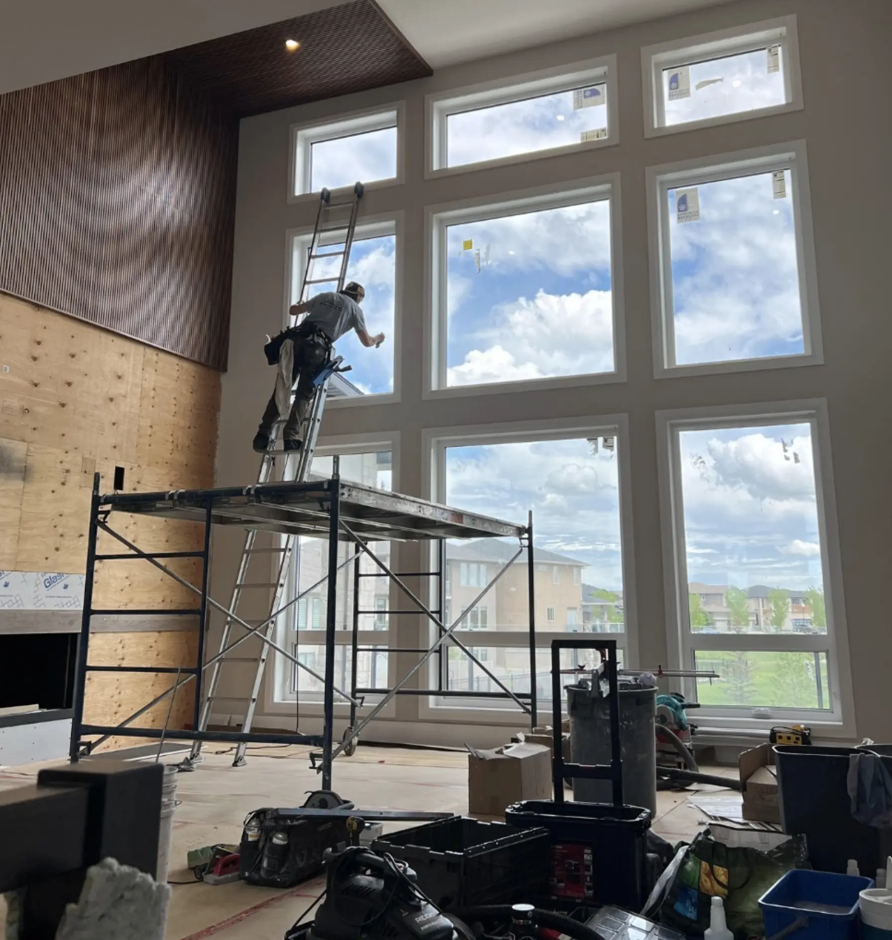 Steel Feather Lace Elephant | How often do high rises clean windows? Window cleaning service