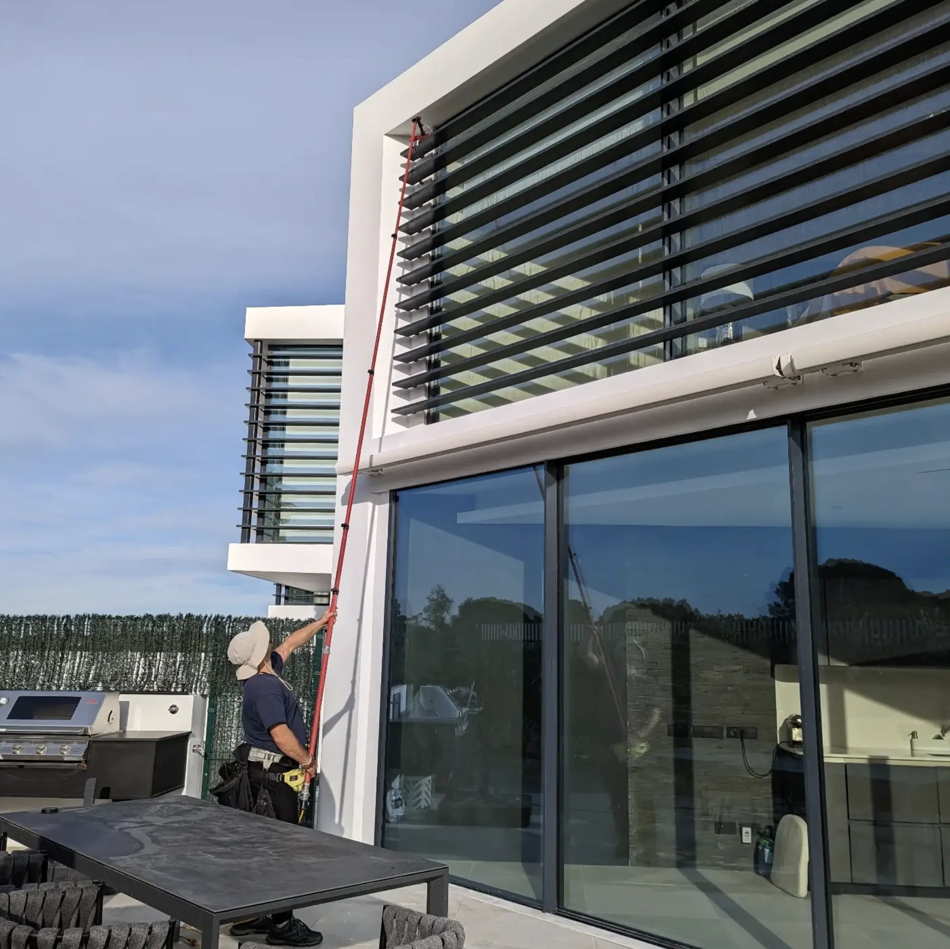 Steel Feather Lace Elephant | Do window cleaners work in winter? Winter Windows Maintenance