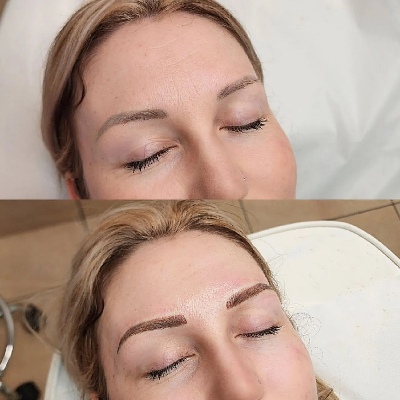 Steel Feather Lace Elephant | Is It Possible to Refresh Overdone Brow Tattoos on Mature Faces? brow microblading
