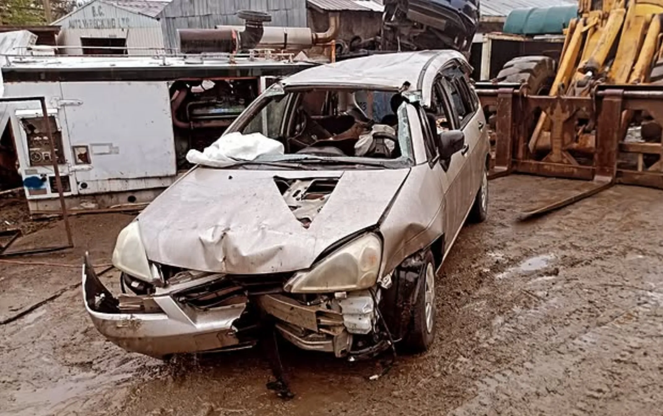 Steel Feather Lace Elephant | Can you trade in a broken-down car? car crash damage comparison